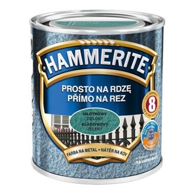 Farba Hammerite na rdzę 0,7l Zielony młotkowy