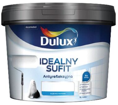 Farba antyrefleksyjna Dulux Idealny Sufit 9L