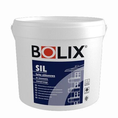 Farba elewacyjna silikonowa Bolix SIL 10l biała