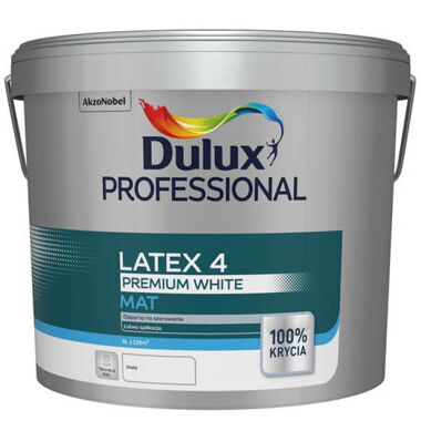 Farba lateksowa Professional Latex 4 biała 9L