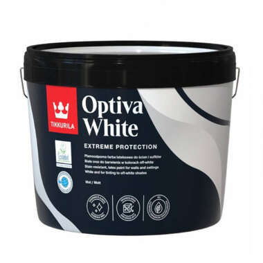 Farba lateksowa Tikkurila Optivia White Biała 2,7L