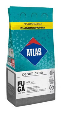 Fuga ceramiczna 1-20mm Atlas 001 Biały 5kg