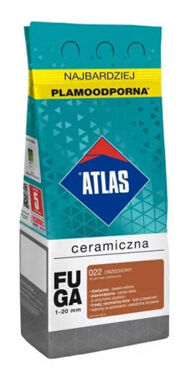 Fuga ceramiczna 1-20mm Atlas 022 Orzechowy 2kg