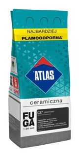 Fuga ceramiczna 1-20mm Atlas 037 Grafitowy 2kg