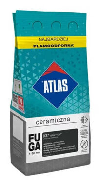 Fuga ceramiczna 1-20mm Atlas 037 Grafitowy 5kg