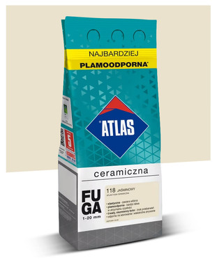 Fuga ceramiczna 1-20mm Atlas 118 Jaśminowy 2kg