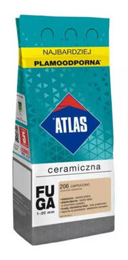 Fuga ceramiczna 1-20mm Atlas 206 cappuccino 2kg