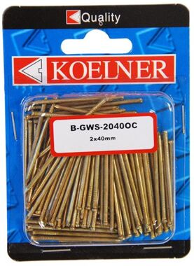 Gwoździe stolarskie 2 x 40 mm ocynk 100 sztuk