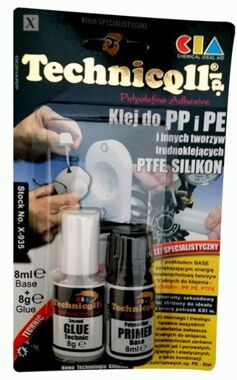 Klej do PP,PE,PTFE 8g i 8ml Technicqll