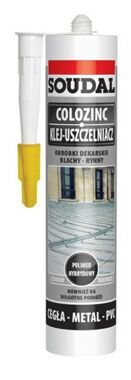 Klej do blach bezbarwny 290ml Colozino Soudal