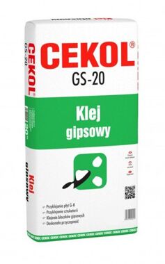 Klej gipsowy Cekol GS-20 10kg