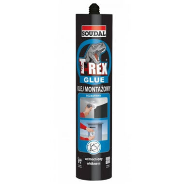 Klej montażowy bezbarwny T-Rex 280ml Soudal