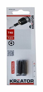 Końcówka Bit TORX 40 25mm 2szt. Kreator