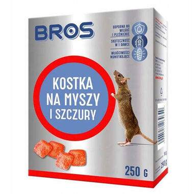 Kostka na myszy i szczury 250g Bros