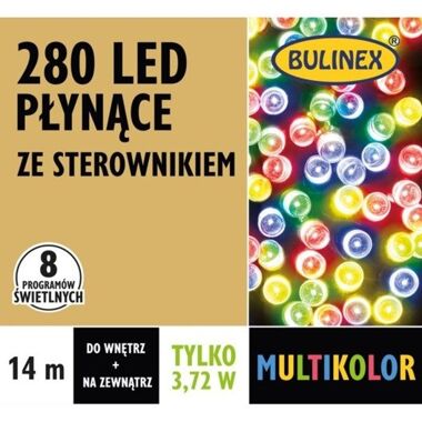 Lampki 280LED multikolor 14 m