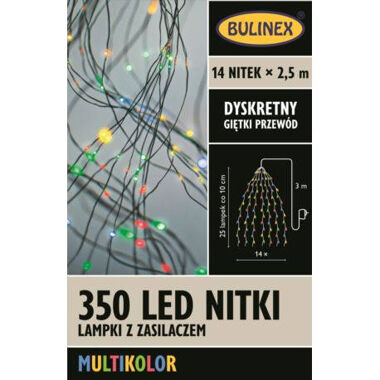 Lampki 350LED multikolor 14x2,5m