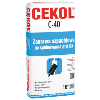 Masa szpachlowa CEKOL-C40 16 kg