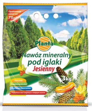 Nawóz mineralny pod iglaki Jesienny 3 kg Planta