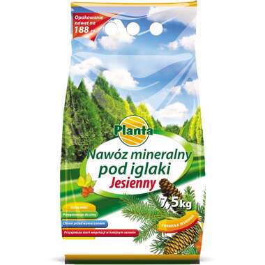 Nawóz mineralny pod iglaki Jesienny 7,5 kg Planta