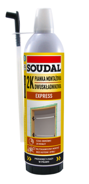 Piana montażowa dwuskł. Soudal Soudafoam 2K 400ml