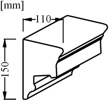 Profil Fasadowy P111P