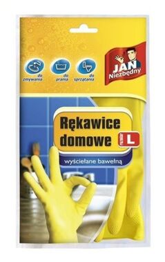 Rękawice domowe uniwersalne rozmiar L 1 para