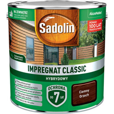 Sadolin Classic Hybrydowy Ciemny Orzech 2,5L