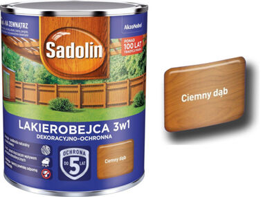 Sadolin Lakierobejca 3w1 Ciemny Dąb 0,7 L