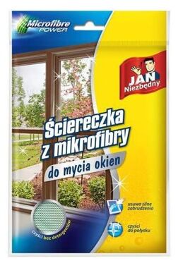 Ściereczka z mikrofibry do okien 1 sztuka