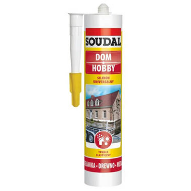 Silikon Uniwersalny Brązowy Soudal 280 ml