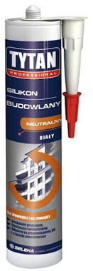 Silikon budowlany biały 310ml Tytan