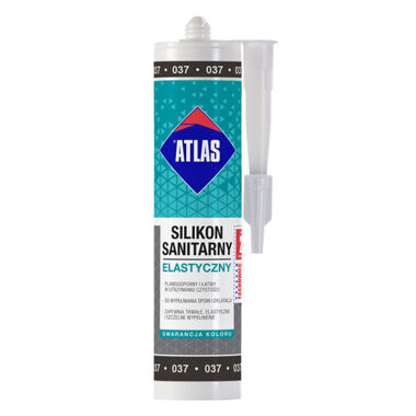 Silikon sanitarny elastyczny Grafitowy 280ml