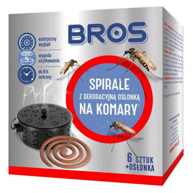 Spirala na komary z metalową osłoną 6 sztuk