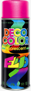 Spray Lakier fluorescent Różowy 400ml DECO