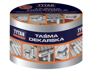 Taśma dekarska TYTAN 15cm/10m aluminium 