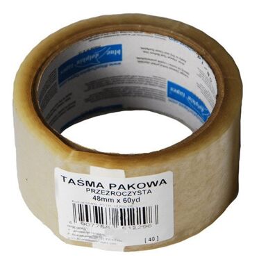 Taśma polipropylenowa bezbarwna BDT 48mmx60yd