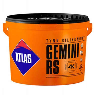 Tynk silikonowy Gemini RS Biały 25kg Atlas