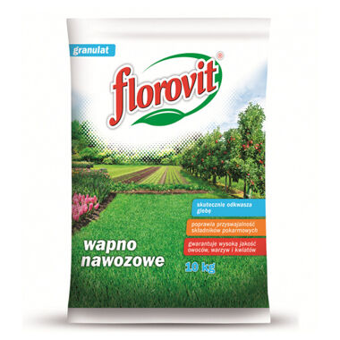 Wapno granulowane odkwaszające glebę 10kg Florovit