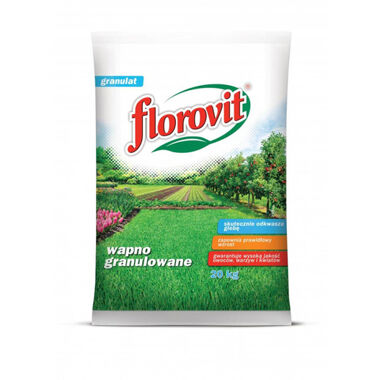 Wapno granulowane odkwaszające glebę 20kg Florovit