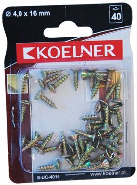 Wkręt do drewna 4x16 mm Koelner 40 sztuk