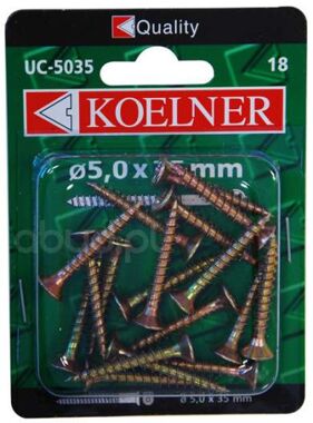 Wkręt do drewna 5x35 mm Koelner 18 sztuk