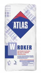 Zaprawa do wełny mineralnej Atlas Roker W 25kg