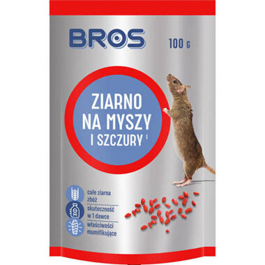 Ziarno na myszy i szczury 100g Bros