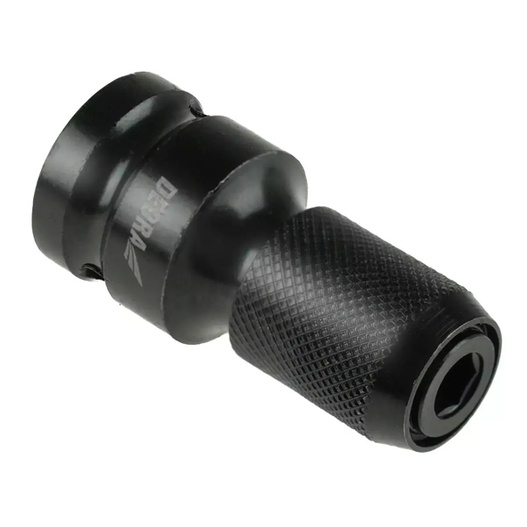 Adapter udarowy 1/2"-1/4" HEX 50mm szybki montaż Dedra