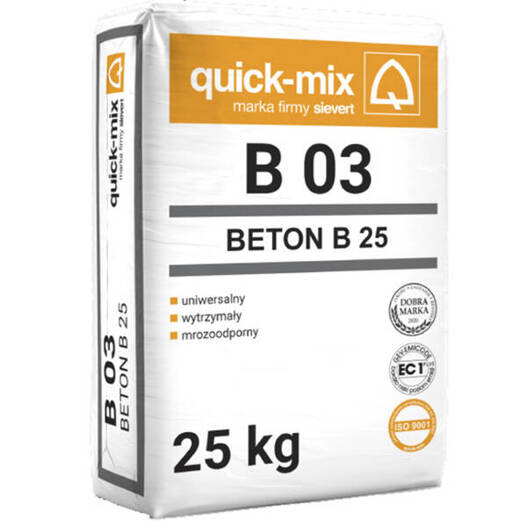 Beton B25 B 03 Quick-Mix 25kg Sievert