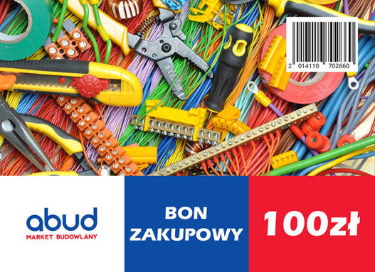 Bon zakupowy, Karta podarunkowa Abud 100zł