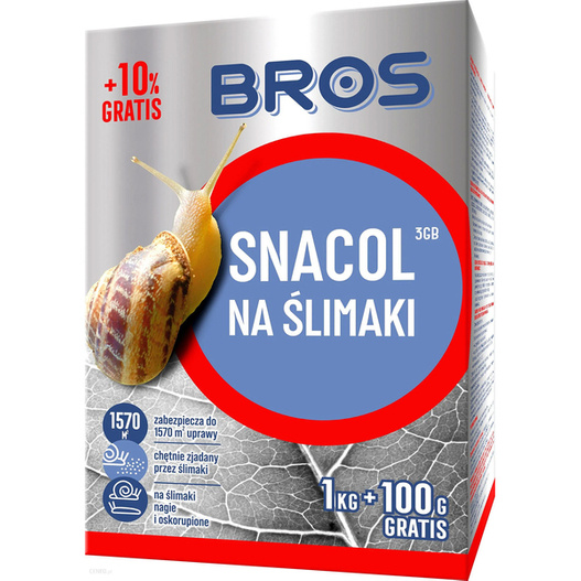 Bros Snacol 03 GB granulat na ślimaki 1kg