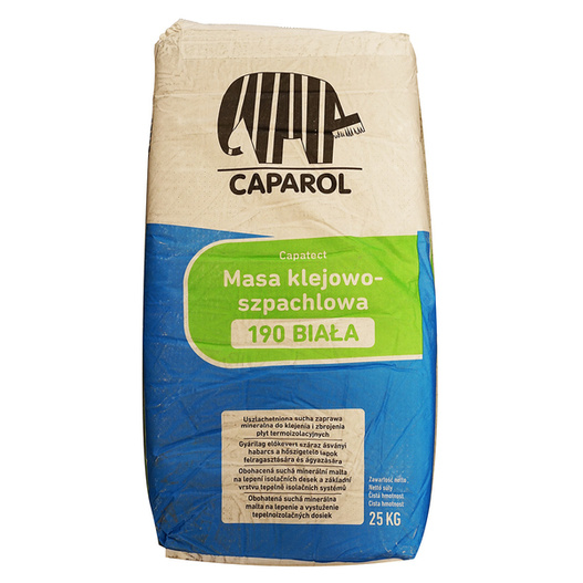 CAPAROL Capatect 190 klej uniwersalny BIAŁY 25 kg