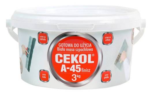 Cekol A-45 finisz gładź szpachlowa (3kg)