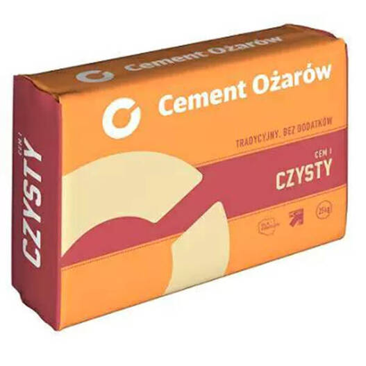 Cement czysty CEM I 42,5 R 25kg Ożarów